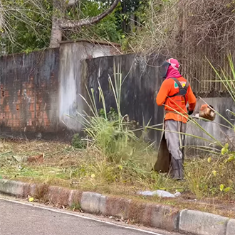 Mazagão reforça limpeza urbana em parceria com Governo do Estado