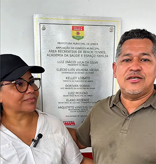 Nova quadra de beach tennis é entregue em Amapá e amplia oferta de lazer