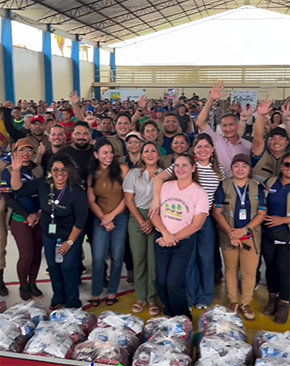 Oiapoque recebe 790 kits de alimentos em parceria entre governo federal, estadual e município