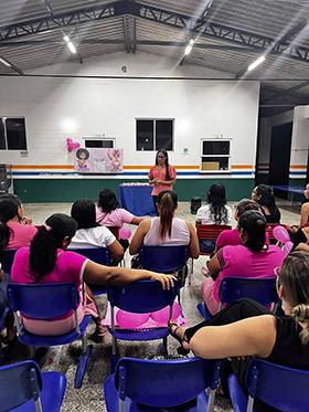Parceria entre IFAP e Secretaria Municipal de Saúde promove curso e palestras para mulheres de Tartarugalzinho