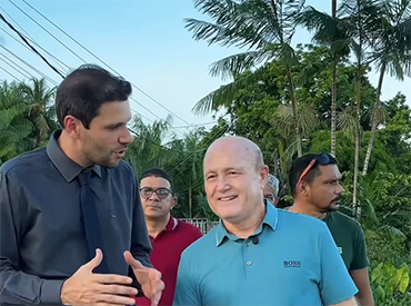 Ponte firme e mobilidade reforçada: Santana avança com obra no Igarapé da Fortaleza