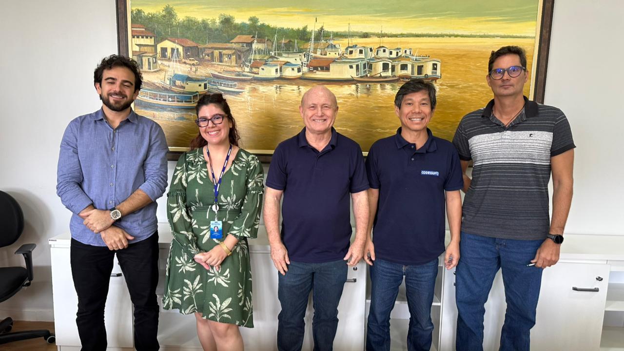 Prefeito Bala Rocha recebe representantes da CODEVASF, SETRAP e empresas executoras para tratar de obras estruturantes em Santana