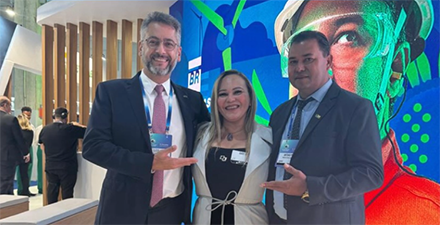 Prefeito de Calçoene integra comitiva do Amapá na maior conferência offshore do mundo