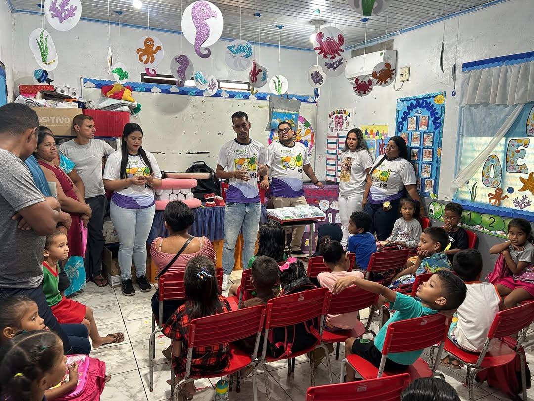 Programa Saúde na Escola leva cuidados e bem-estar à Escola Municipal Augusto Rocha de Oliveira