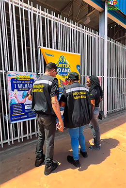 Vigilância Sanitária de Santana intensifica fiscalização com foco em bebidas alcoólicas