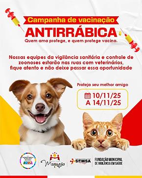 Campanha de Vacinação Antirrábica em Mazagão