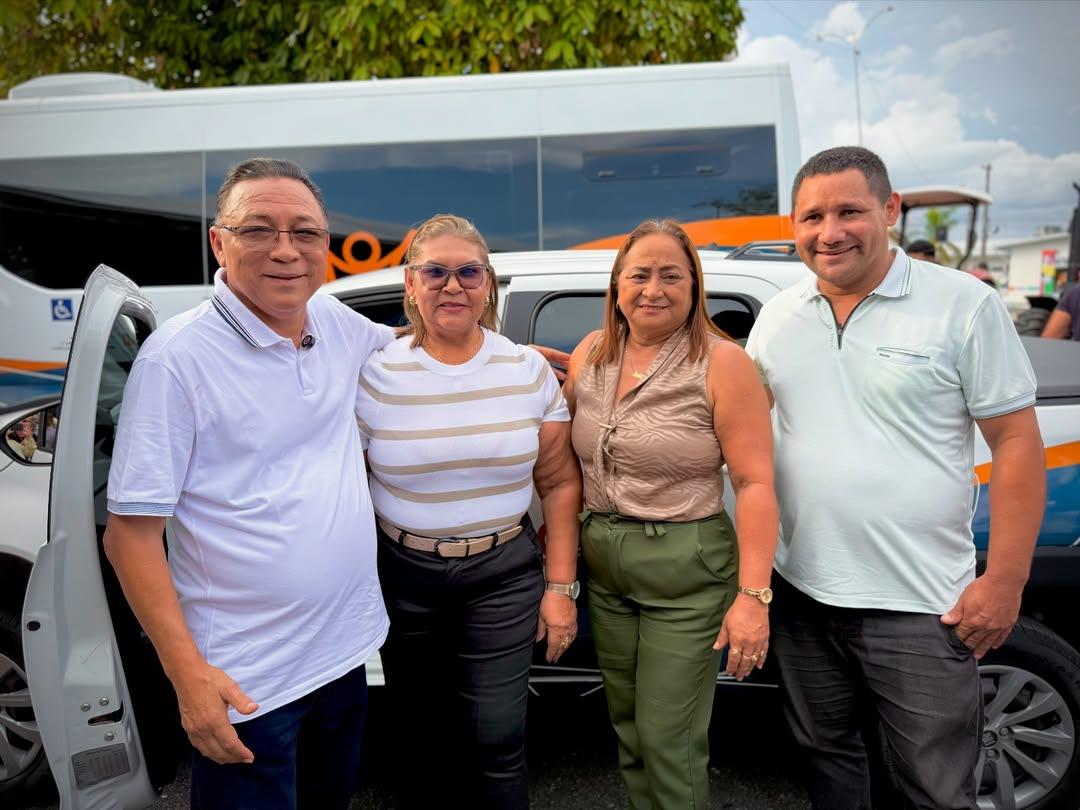 Mazagão recebe veículos, maquinários e van odontológica em investimento articulado pelo senador Randolfe Rodrigues