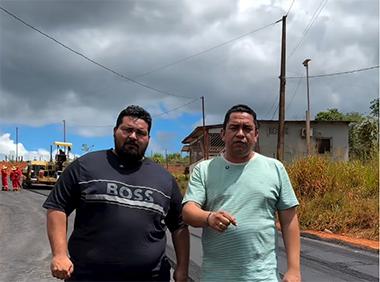 Obras de pavimentação no ramal de acesso à Vila Vitória marcam novo capítulo de mobilidade em Oiapoque