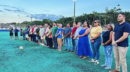 Prefeitura de Ferreira Gomes entrega reforma do Estádio da Praça Valentim Monteiro