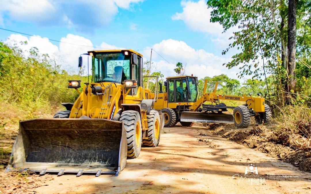 Prefeitura de Mazagão reforça manutenção de ramais e portos no Distrito do Carvão