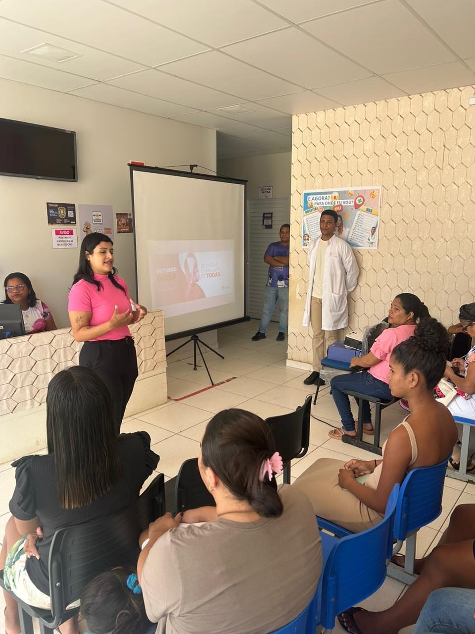 Prefeitura de Pracuúba promove ação de saúde em alusão ao Outubro Rosa