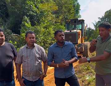 Prefeitura inicia manutenção do Ramal do Flamã e reforça acesso à zona rural de Calçoene