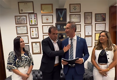 Senador Lucas Barreto destaca investimentos em saúde e assistência social no município de Cutias