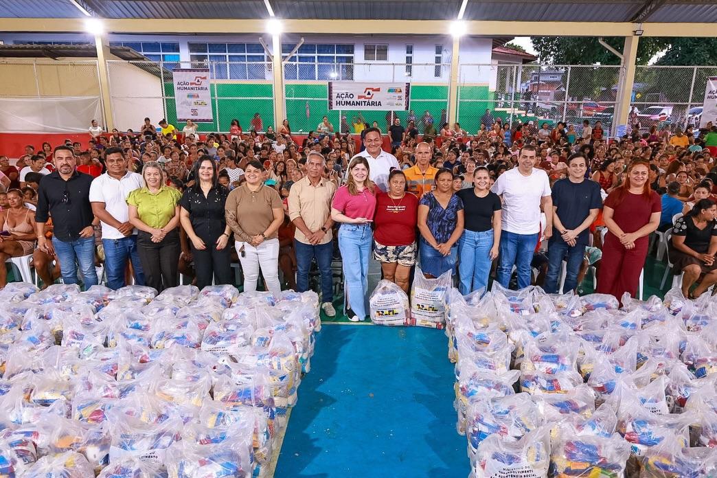 Cutias recebe 500 kits alimentares para famílias atingidas pela estiagem no Amapá