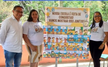 Escola Alzira, em Porto Grande, recebe projeto que transforma histórias de vida em quadrinhos
