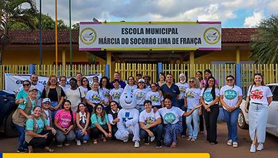 Escola Márcia do Socorro recebe grande ação do PSE durante a Semana da Saúde na Fronteira