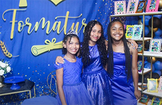 Formatura marca encerramento do ano letivo na Escola Municipal Lobo D’Almada
