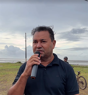 Prefeito de Calçoene prestigia etapa do 16º Longão Conquista Cunani