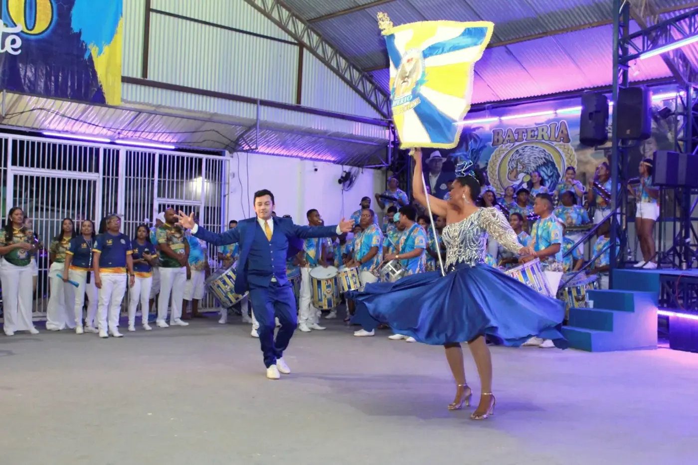 Governo fortalece o Carnaval 2026 com visita da Corte Carnavalesca à Império da Zona Norte