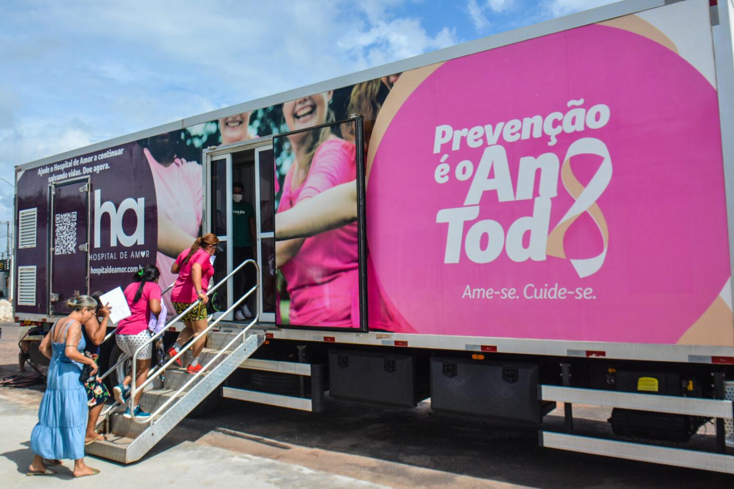 Itaubal recebe a Carreta do Amor com exames preventivos e reforça ações de saúde da mulher