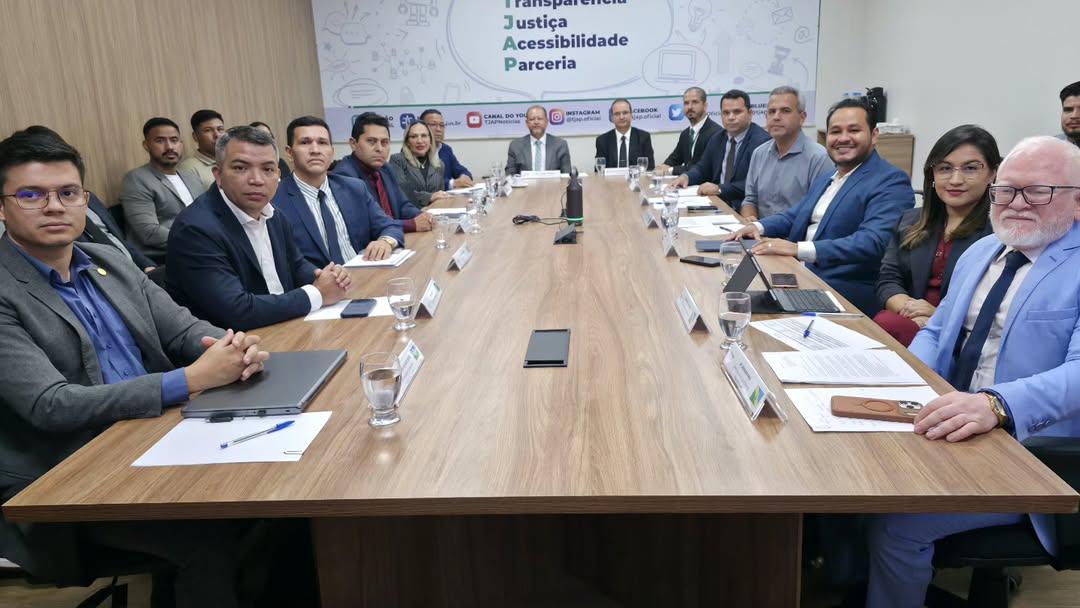 Prefeitura de Pedra Branca do Amapari participa de reunião do Tribunal de Justiça sobre precatórios e novas regras de pagamento