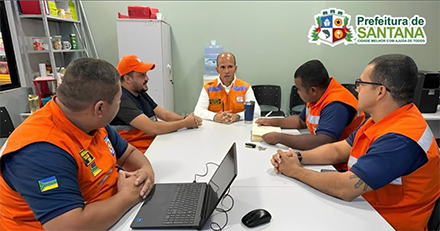 Prefeitura de Santana e Governo do Estado alinham fortalecimento da Defesa Civil