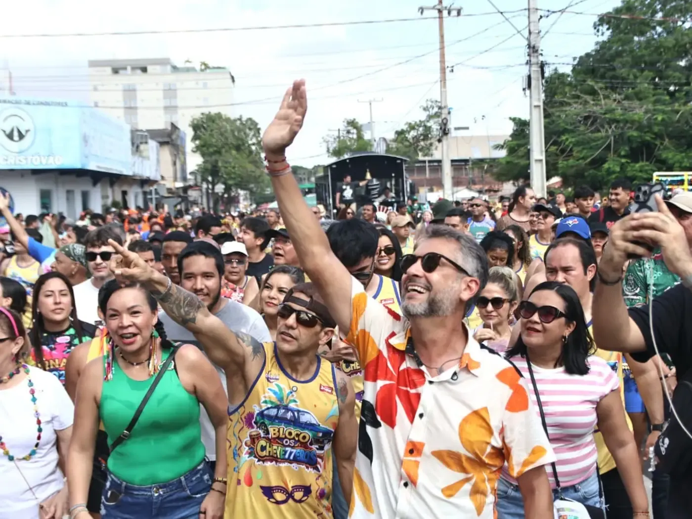'Banda da alegria e da paz', celebra governador Clécio nos 61 anos do maior bloco de rua do Norte do Brasil