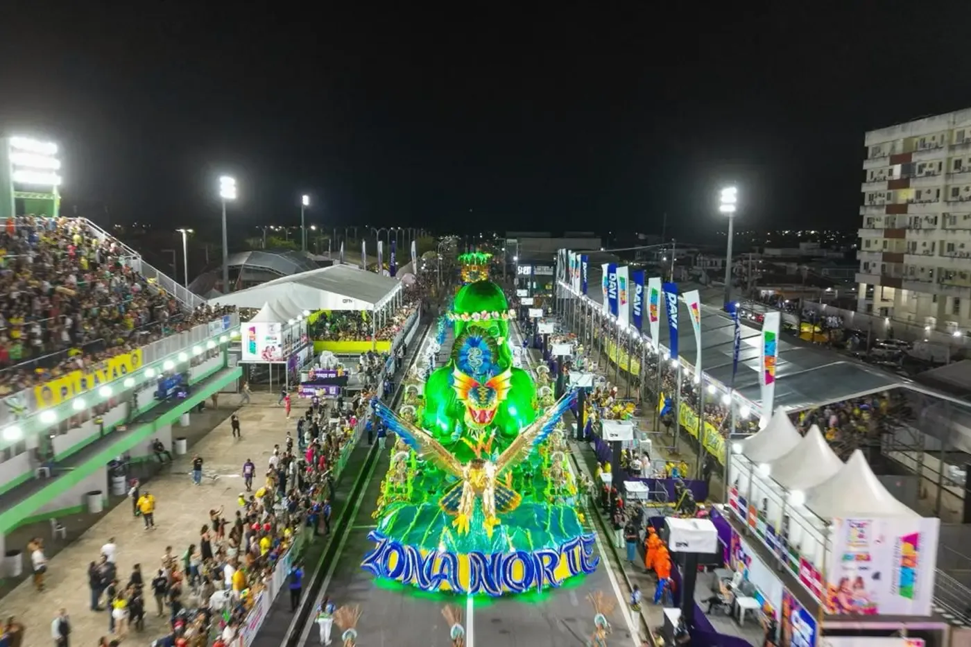 Império da Zona Norte deságua no Sambódromo com manifesto em defesa da Amazônia e do progresso na Margem Equatorial