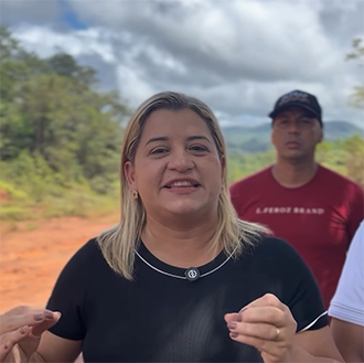 Prefeita Paulinha anuncia início de manutenção na AP-140 para melhorar trafegabilidade