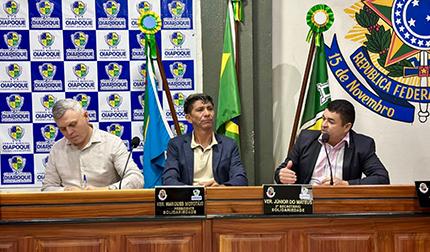 Prefeito Guido recebe presidente do TCE-AP e fortalece diálogo institucional em prol da gestão pública