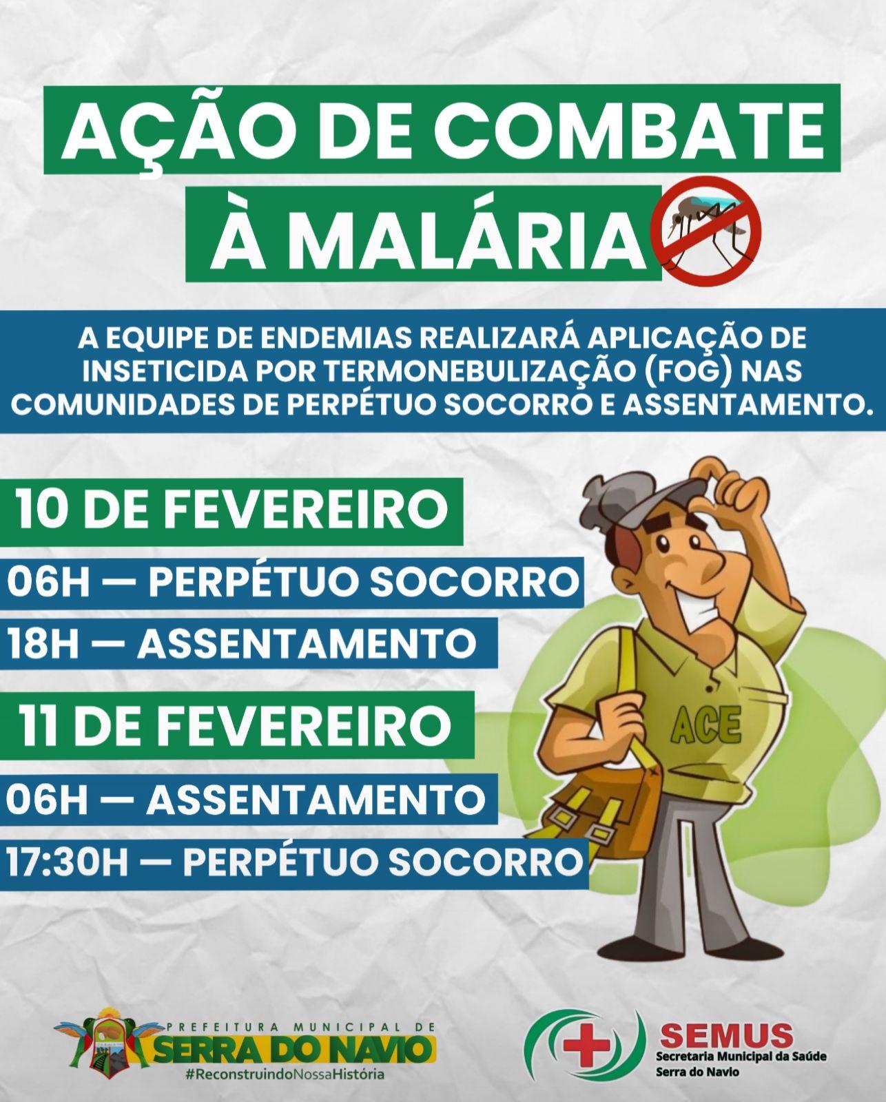Serra do Navio intensifica combate à malária com termonebulização nas comunidades
