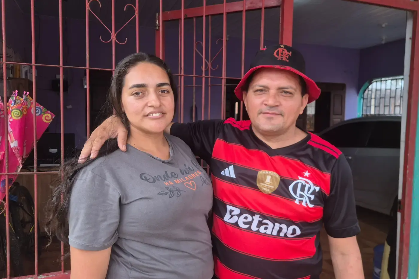 'Agora é perfeito, melhor do que isso impossível', diz moradora sobre pavimentação no bairro Aeroporto em Porto Grande