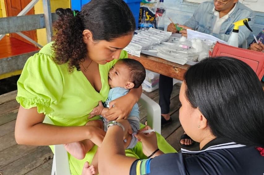 Atendimento itinerante leva serviços de saúde a comunidades ribeirinhas de Mazagão
