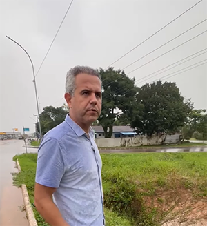Bruno Mineiro reforça alerta para chuvas fortes e orienta população a acionar Defesa Civil em Tartarugalzinho