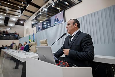 Coronel Flexa faz primeiro discurso no plenário da Assembleia Legislativa do Amapá