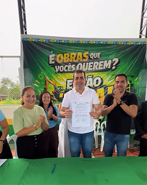 Cutias assina ordem de serviço para construção da Escola Cantinho do Saber e amplia investimento na educação