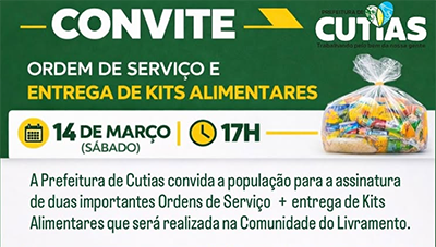Cutias dá início a nova fase de desenvolvimento rural com obras e entrega de kits à comunidade