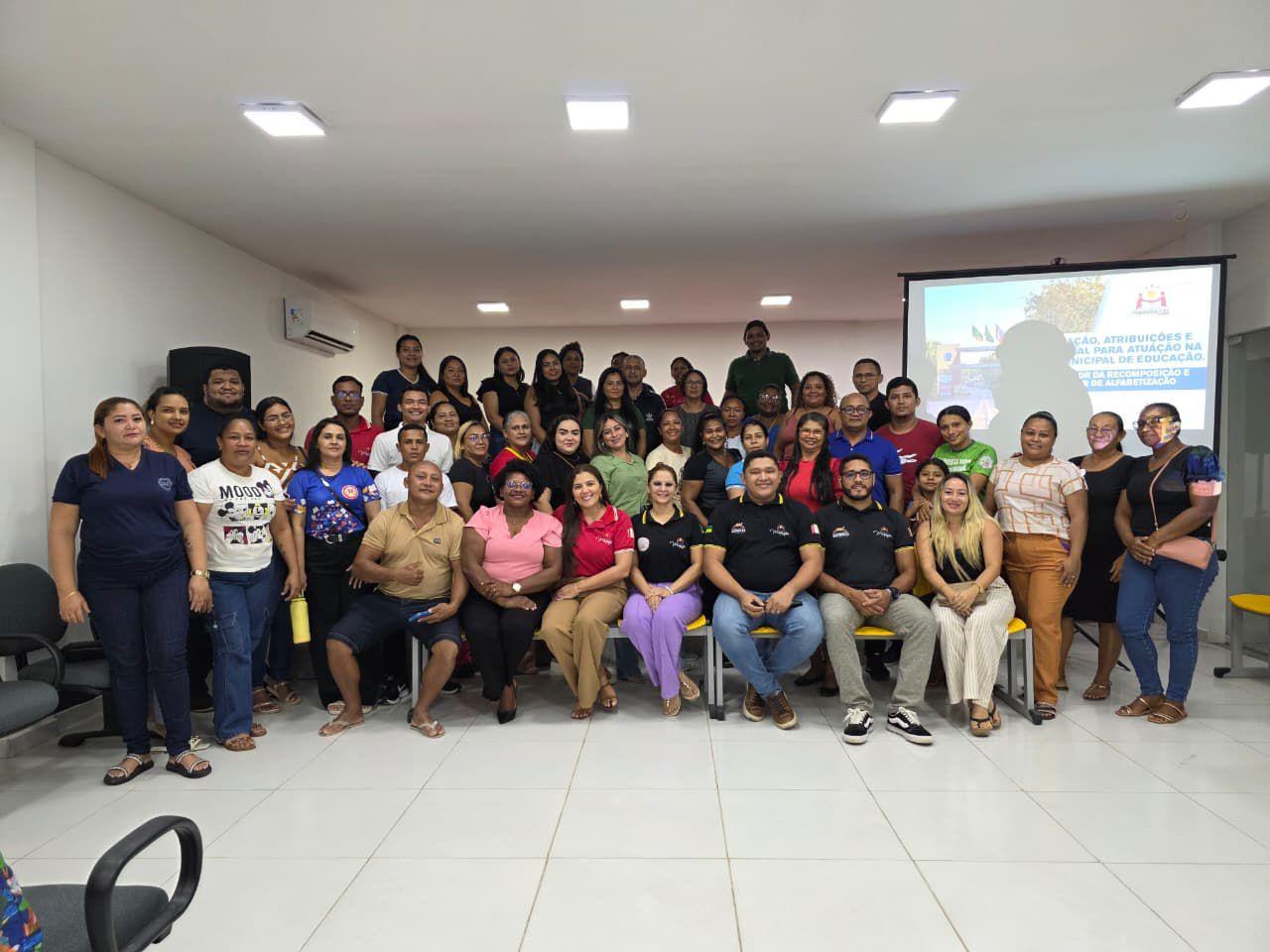 Mazagão investe em formação para reforçar recomposição da aprendizagem e alfabetização na rede municipal