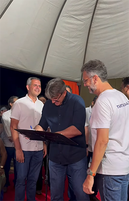 Prefeito Junior Leite acompanha agenda de entregas e reforça parceria regional em Tartarugalzinho