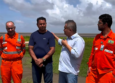 Calçoene entra no radar de investimentos petrolíferos com visita técnica ao litoral