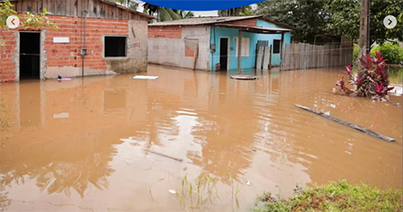 Chuvas intensas colocam Pedra Branca do Amapari em alerta máximo no Amapá