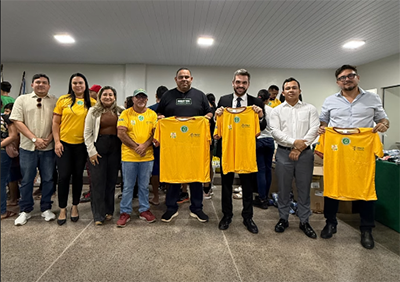Lançamento da Escolinha de Futebol Talentos do Amanhã fortalece parcerias em Porto Grande