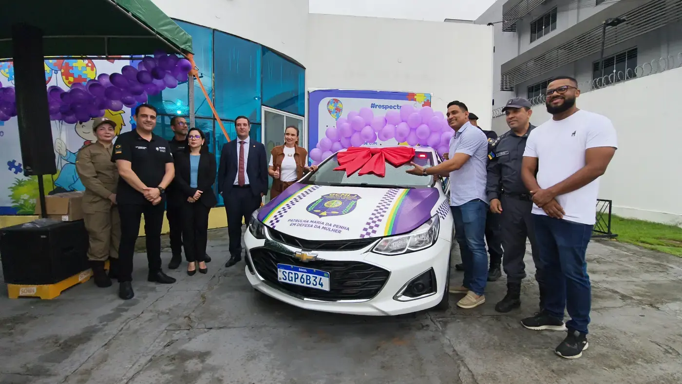 Laranjal do Jari é o primeiro município do estado integrado à rede nacional de segurança e recebe viatura de reforço à proteção das mulheres