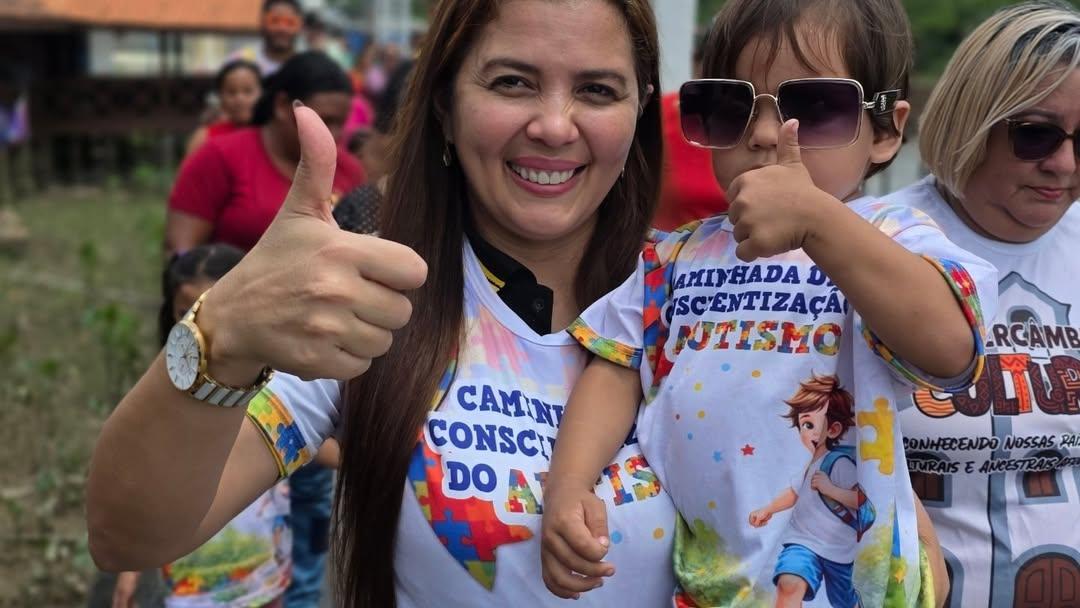 Mazagão promove caminhada de conscientização sobre o autismo e reforça inclusão nas escolas