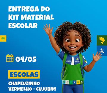 Pracuúba inicia entrega de kits escolares e uniformes para alunos da rede municipal