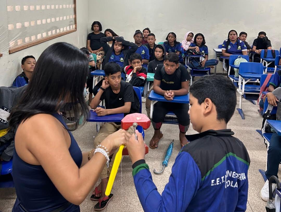 Saúde e educação se unem em ação do PSE para estudantes em Pracuúba