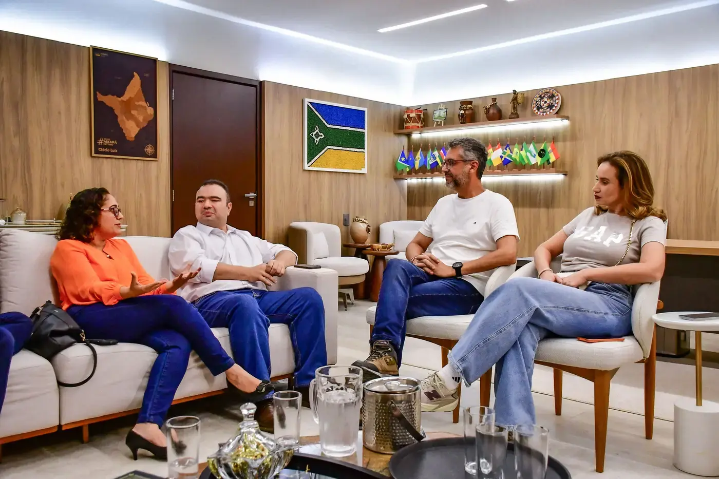 Clécio e reitoria eleita da Unifap discutem integração entre pesquisa, comunidade e desenvolvimento regional