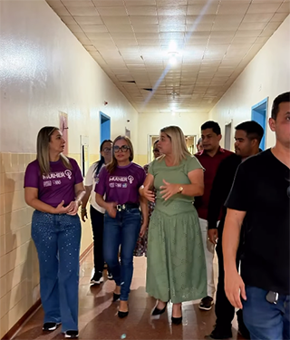 Dayse Marques visita unidade mista e defende investimentos na saúde de Serra do Navio
