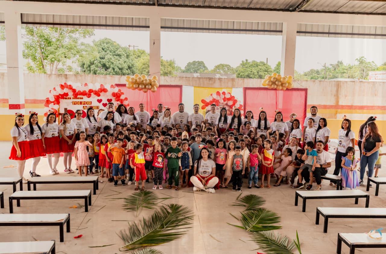 Escola Tia Iracema realiza socialização do Projeto Páscoa Cristã em Mazagão