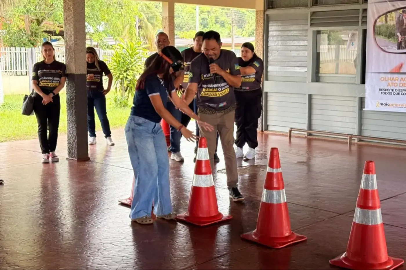 Maio Amarelo: palestras educativas reforçam conscientização no trânsito em Serra do Navio
